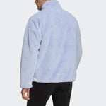 Men's adidas Contrasting Colors Large Logo Jacket Light Purple HI1201