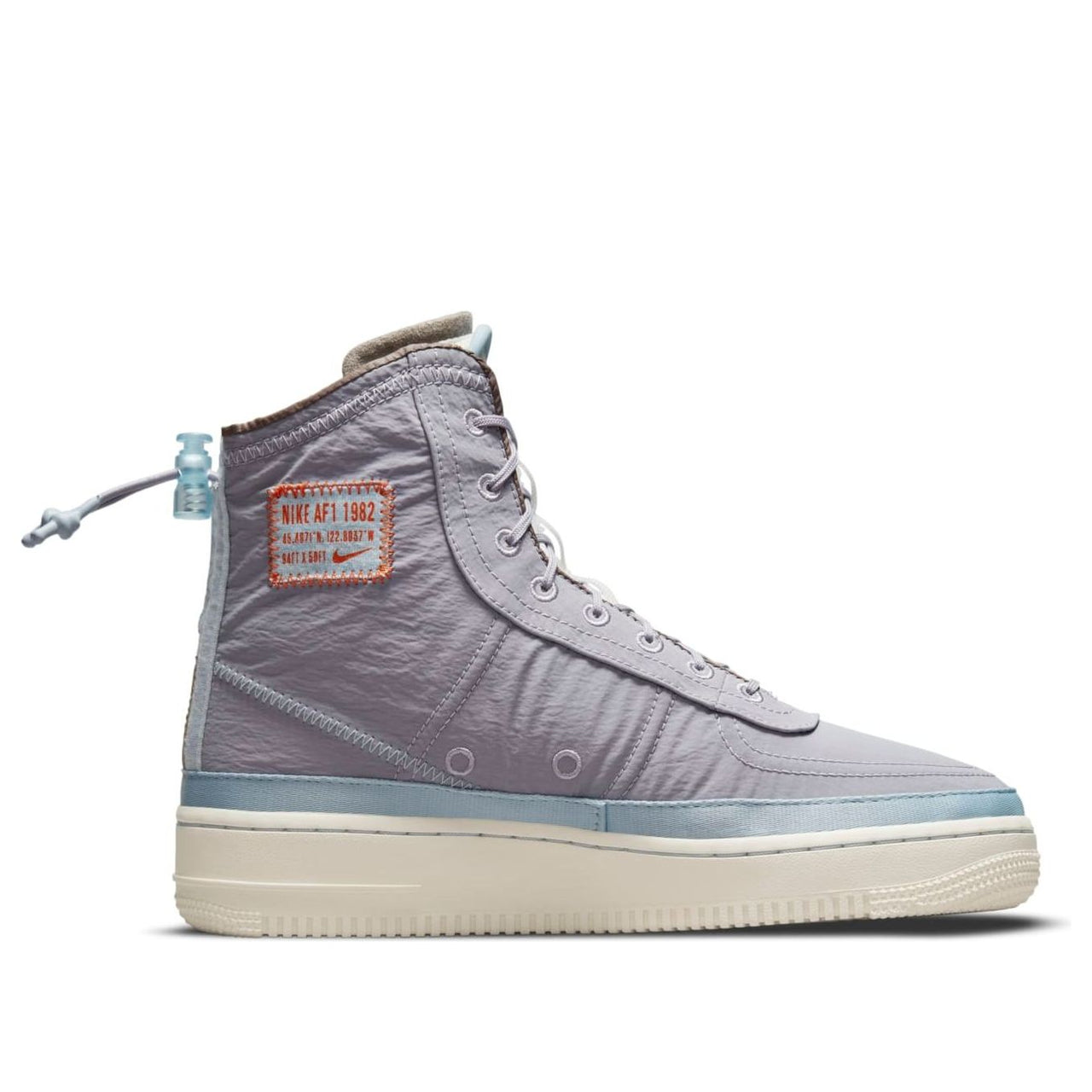 (WMNS) Nike Air Force 1 Shell 'Provence Purple Fan White' DO7450-511