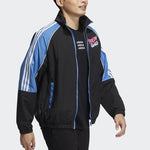 adidas neo M radio w wb Casual Sports Stand Collar Jacket Black HG9040