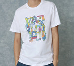 Vans OTW LICKPALIK Cartoon Printing Short Sleeve Couple Style White VN0A4RAVWHT