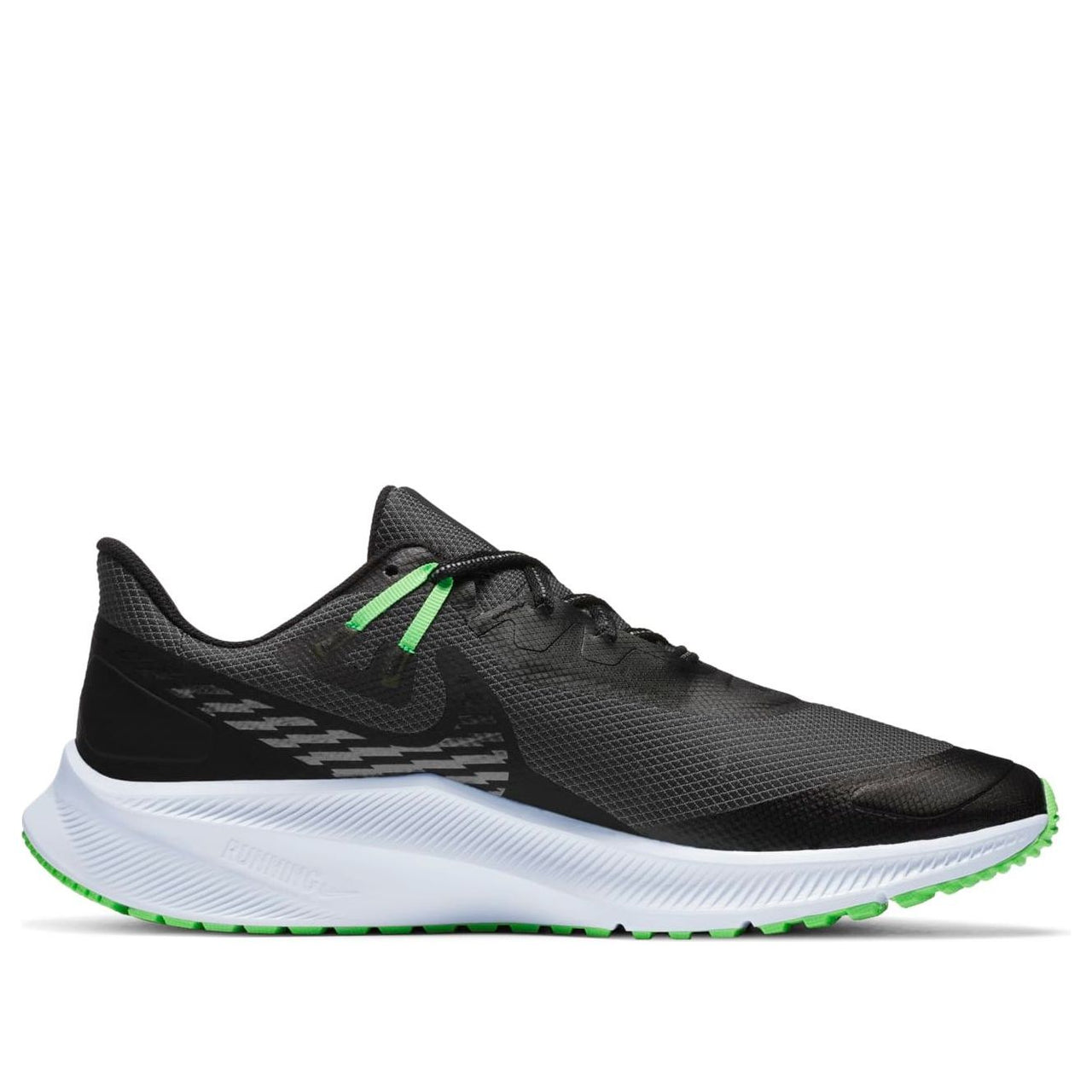 Nike Quest 3 Shield 'Black Poison Green' CQ8894-010