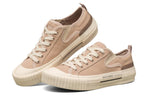 (WMNS) Skechers New Moon Low-Top Canvas Shoes Brown 155391-TAN