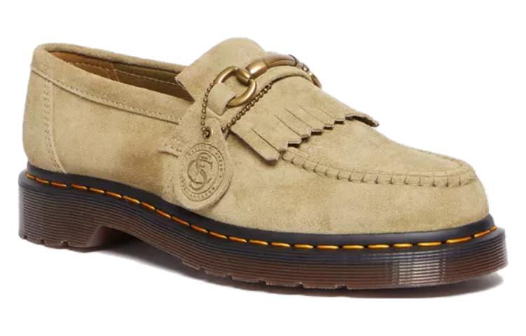 (WMNS) Dr.Martens Adrian Snaffle Loafer 'Pale Olive Suede' 30570358