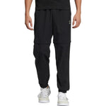 Men's adidas neo SW 2N1 TP Woven Bundle Feet Detachable Sports Pants/Trousers/Joggers Black HC9734