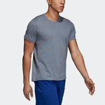 Men's adidas Camouflage Sports Gym Round Neck Short Sleeve Green Grey T-Shirt CZ5442