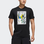 adidas Tsubasa Tee 1 Causual Sports Foot Ball Male Black FJ6226