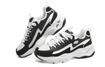 (WMNS) Skechers D'lites 4.0 'White Black' 896156-BKW