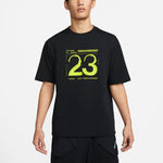 Men's Air Jordan SS22 23 Engineered Printing Short Sleeve Black T-Shirt DH8914-010