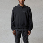 Fear of God Essentials FW20 Long Sleeve Polo Shirt 'Black' FOG-FW20-362