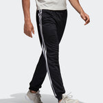 adidas Sports Side Stripes Stylish Knit Long Pants 'Black' BK7396