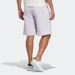 adidas neo Solid Color Lacing Casual Straight Shorts Unisex Purple HS6824