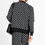 Men's LOUIS VUITTON SS21 Printing Long Sleeves Jacket Black 1A8HCS