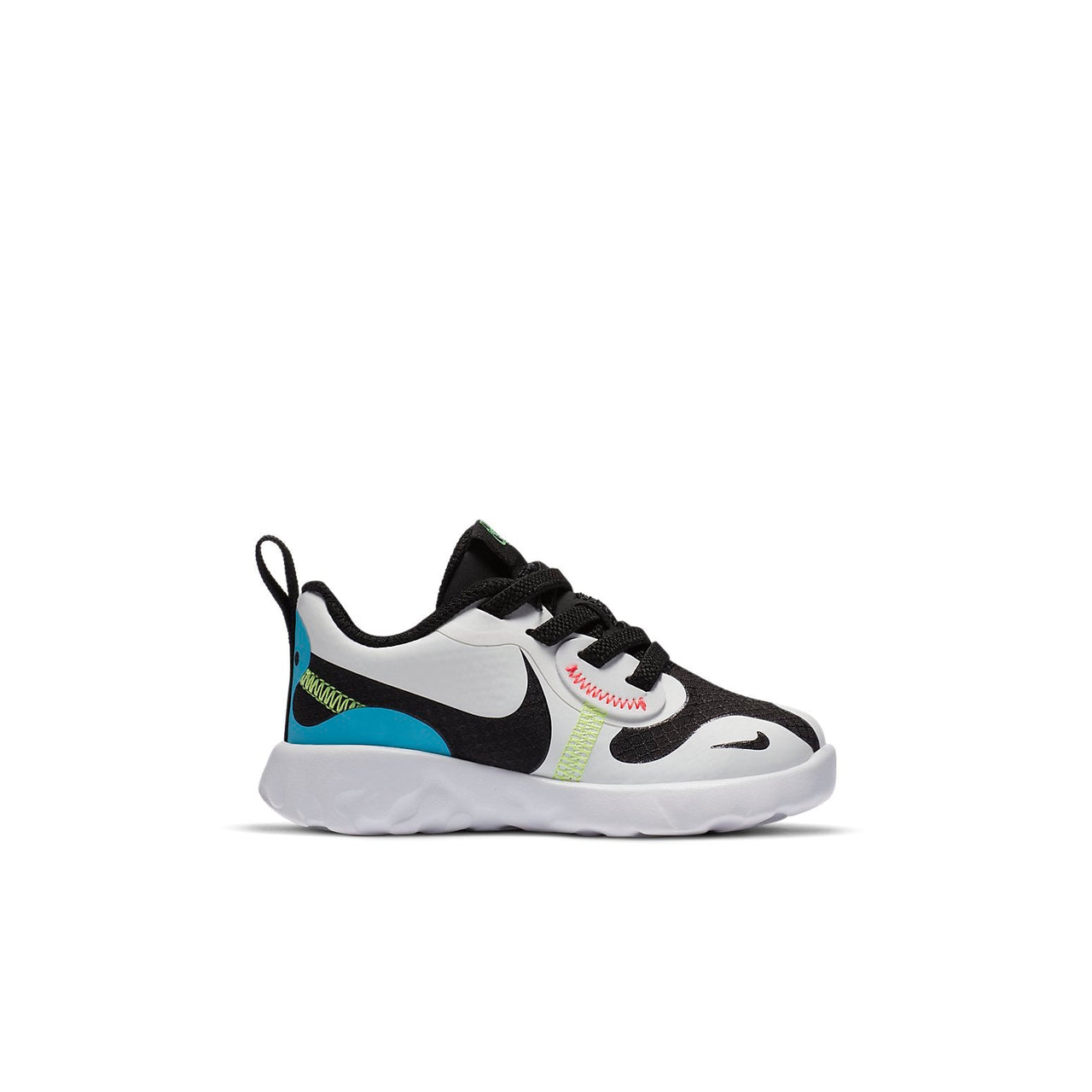 (TD) Toddler/Baby Nike Lucent 2 Black White Blue CN8553-101