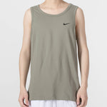 Men's Nike As Nk Df Tank Dfc Solid Solid Color Quick Dry Breathable Running Basketball Training Light Army Green Vest AR6070-320