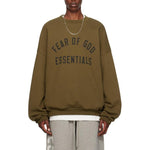 Fear of God Essentials Fleece Crewneck 'Olive' 192BT246264F