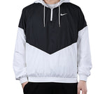 Men's Nike SB SHIELD Skateboard Half Zipper Pullover Splicing Interchange Jacket 'Black White' BV0980-010