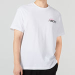 Men's adidas neo Minimalistic Alphabet Logo Printing Athleisure Casual Sports Round Neck Short Sleeve White T-Shirt HN4741
