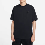 Nike Solo Swoosh Mens T-Shirt Printing Logo Solid Color Round Neck Short Sleeve Black CV0559-010