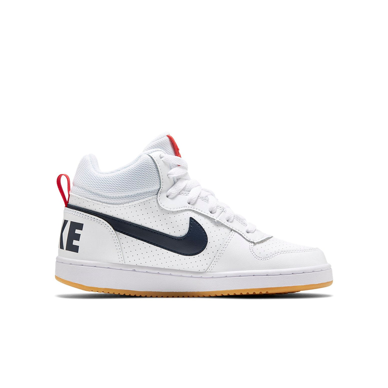 (GS) Nike Court Borough Mid 'White Obsidian Gum' 839977-107
