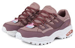 (WMNS) Skechers D'Lites Low-Top Daddy Shoes Pink 66666253-MVE
