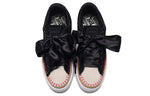 (WMNS) PUMA Suede Heart Sneakerdrille Ribbon Black/Pink 369237-01