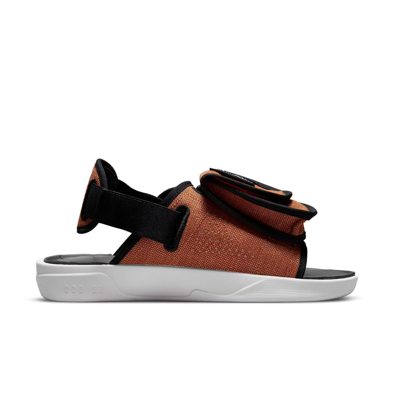 Air Jordan LS Slide Sports Orange Sandals 'Rust Orange Peak White University Red' CZ0791-801