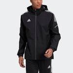 adidas Con21 Aw Jkt Soccer/Football Sports Hooded Jacket Black GE5413