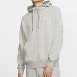 Nike Logo Printing Casual Sport ThermalHoodie Jacket Men's Grey BV2648-063