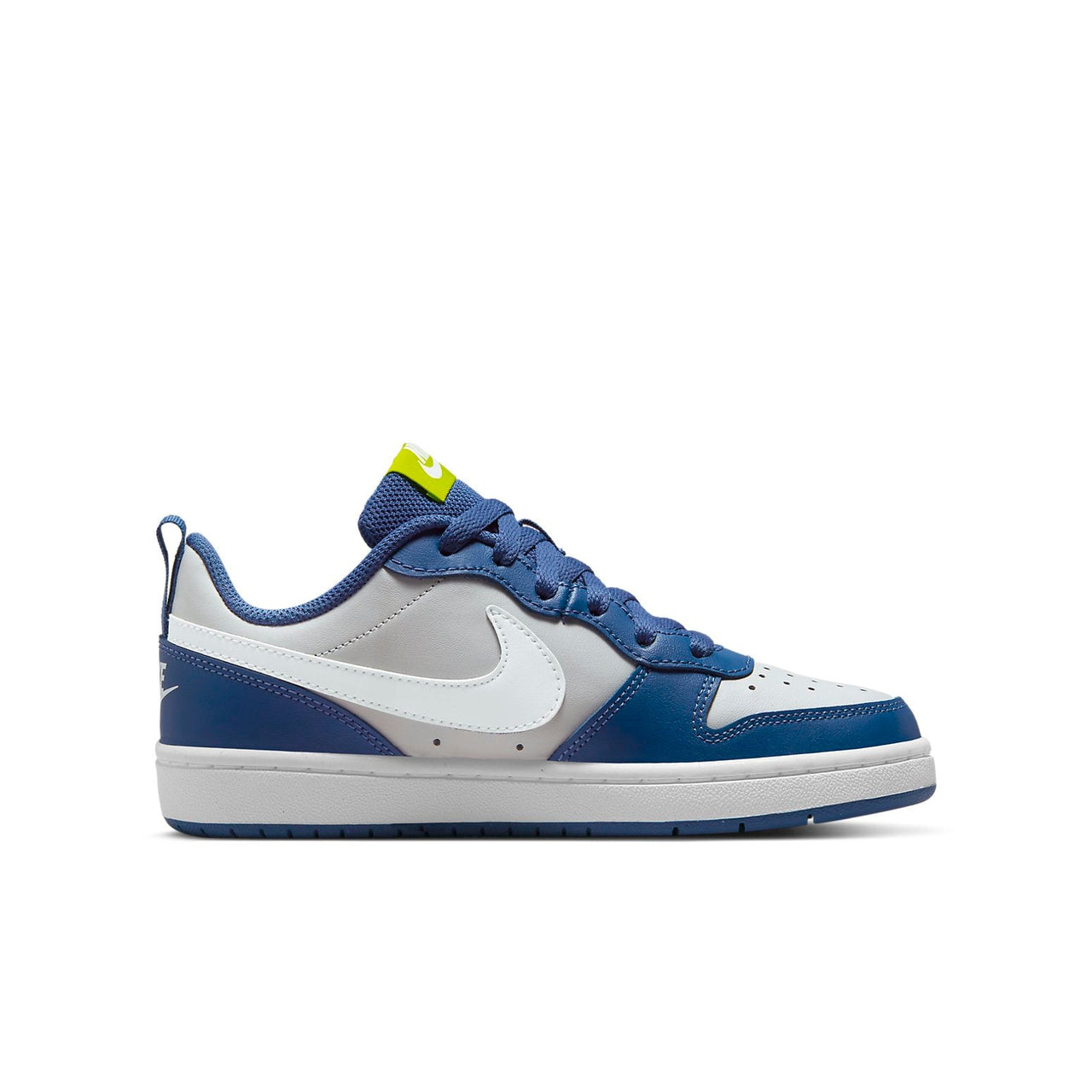 (GS) Nike Court Borough Low 2 'Grey Fog Mystic Navy' BQ5448-016