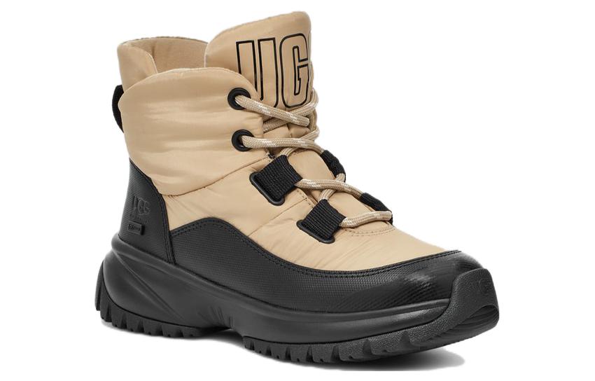 (WMNS) UGG Yose Puffer Lace 'Mustard Seed' 1143844-MDSD