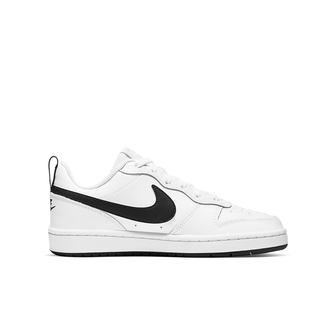 (GS) Nike Court Borough Low 2 'White Black' BQ5448-104