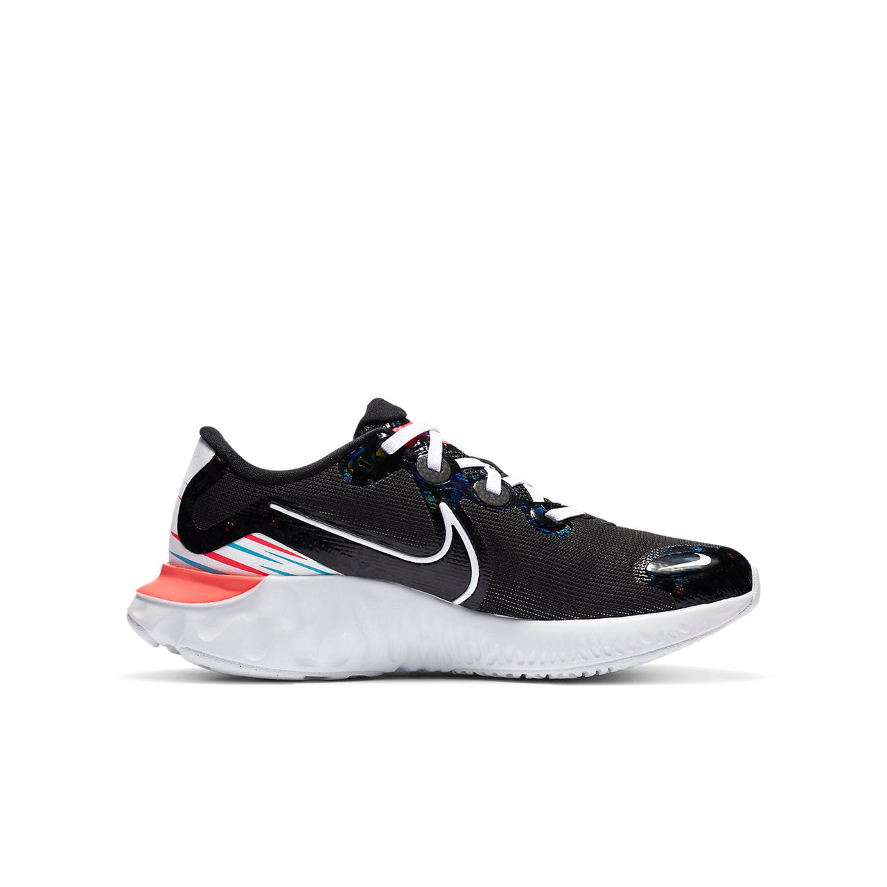 (GS) Nike Renew Run Light 'Black White Pink' CV8990-023