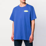 Off-White SS19 Arrows Oversize Short Sleeve T-Shirt 'Blue Neon Green' OMAA038S191850063060
