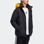 adidas neo M Cb Down Logo Contrasting Colors hooded Stay Warm With Down Feather Jacket Black HF0504