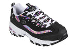 (WMNS) Skechers D'Lites 'Black' 149789-BKMT