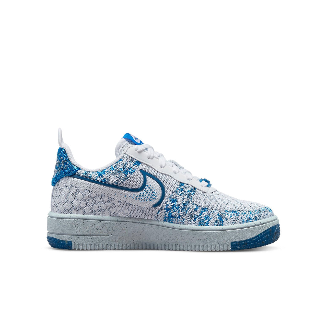 (GS) Nike Air Force 1 Crater Flyknit 'White Dark Marina Blue' DM1060-100