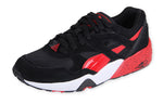 PUMA R698 Block Low Top Running Shoes Black/Red 360030-02