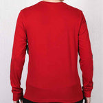 Air Jordan Large Logo Basketball Numeric Casual Breathable Sports Round Neck Long Sleeves Red AQ3702-687