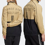 adidas Contrast Color Stitching Alphabet Printing Stand Collar Sports Unisex Multicolor Jacket HM2693