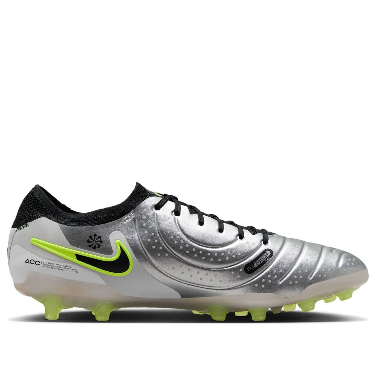 Nike Tiempo Legend 10 Elite AG 'Metallic Silver Volt' DV4330-001