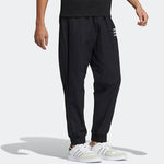 Men's adidas neo Logo Printing Solid Color Casual Long Pants/Trousers Black HD4705