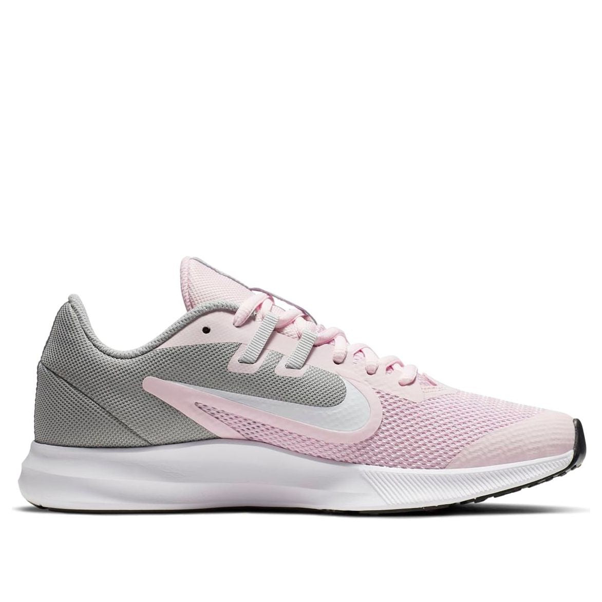 (GS) Nike Downshifter 9 'Gray White Pink' AR4135-601