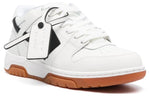 Off-White Out Of Office Low Leather Sneaker 'White Black' OMIA189F23LEA0030110