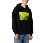 Men's Converse Printing Sports Fleece Lined Black 10020816-A01