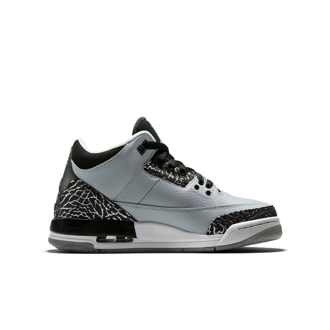 (GS) Air Jordan 3 Retro 'Wolf Grey' 398614-004