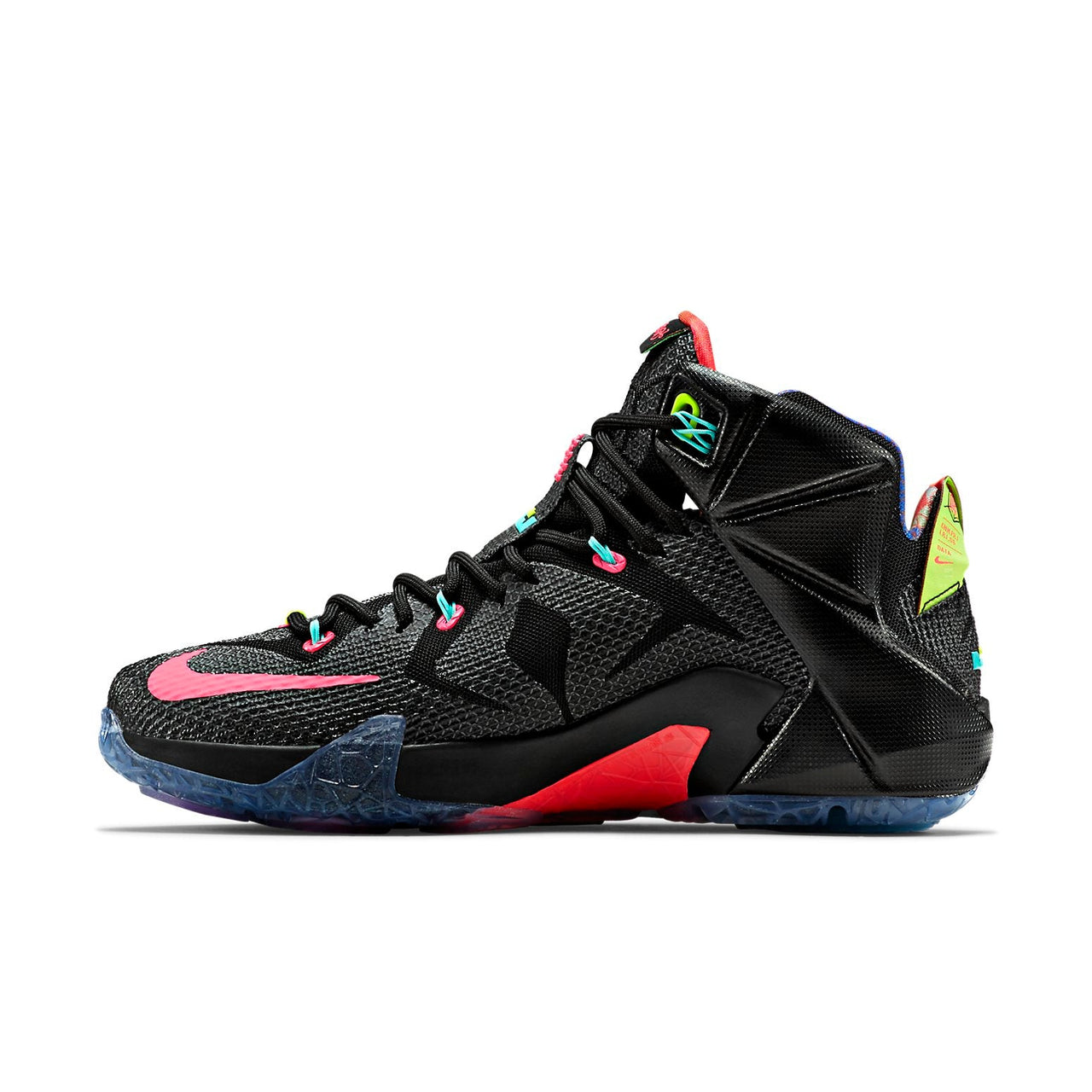 Nike Lebron 12 EP Data James 'Black Red' 707781-068