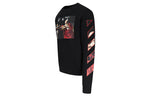 Off-White Caravaggio Slim Crewneck 'Black/Red' OMBA025R21FLE0051025