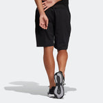 adidas Solid Color Minimalistic Sports Straight Shorts Black HE9932
