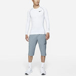 Nike Pro Dri-fit Athleisure Casual Sports Round Neck Long Sleeves White DD1991-100