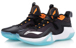 LI-NIng Bad Five Mid-top Basketball Competition Shoes Black/Blue ABPQ045-1